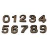 MyTinyWorld Dolls House Miniature Antique Brass Numbers 0-9