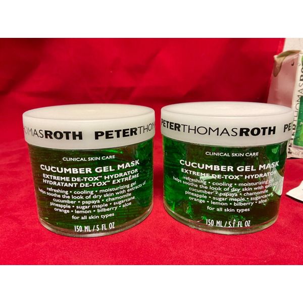 2 Peter Thomas Roth-Cucumber Gel Mask 150ml./5oz. New Products!