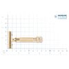 Merkur Classic 2-Piece Double Edge Safety Razor Gold Plated, 1 Count