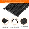 sourcing map 20pcs 10 Inch Plastic Welding Rods PP Welding Strips for Plastic Welder, Black