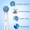 18pcs Sensitive Gum Care Replacement Brush Heads Compatible with Oral B Braun Electric Toothbrush. Soft Bristle for Superior and Gentle Clean.