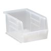Hudson Exchange 9-1/2" x 6" x 5" Plastic Stackable Storage Bin and Hanging Container (Clear, 1 Pack)
