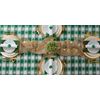 DII St. Patrick's Day Collection Tabletop, Tablecloth, 60x84, Shamrock Check
