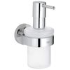 Grohe 40448001 Essentials Soap Dispenser With Holder, StarLight Chrome