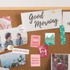 Navy Peony Color Vision Board Stickers