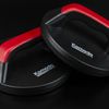 KOMODO Rotating Press Up Bars Push Ups Handles Grips (Red)