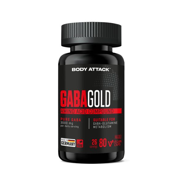 Body Attack GABA Gold 80 Capsules (95 g)