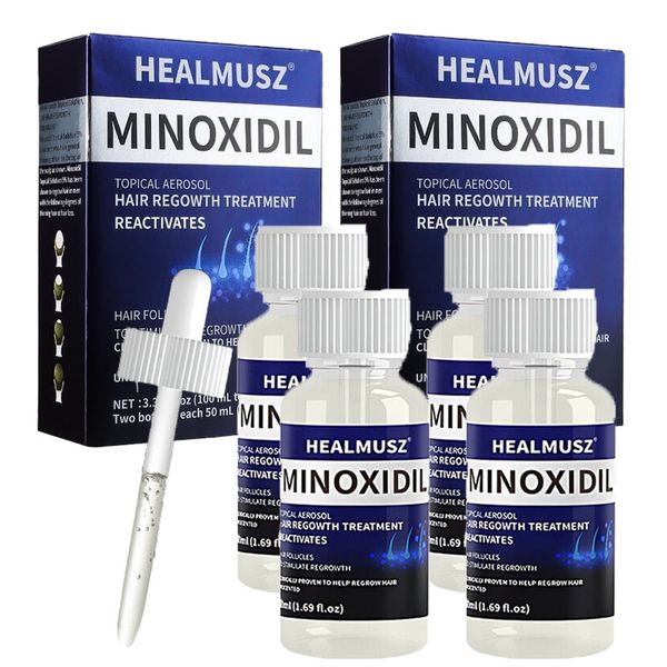 4Pack Minoxidil 5% Extra Strength Hair Regrowth Solution 4 Month Supply For Men