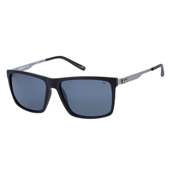 Caterpillar Men's Precision 8501 Square Sunglasses, Matte Black