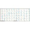 4Keyboard Arabic Keyboard Labels ON Transparent Background with Blue Lettering (14X14)