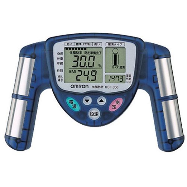 Omron HBF-306-A Body Fat Meter, Blue