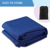 Boat Center Console Cover Large Size 600D Heavy Duty Waterproof Oxford Blue