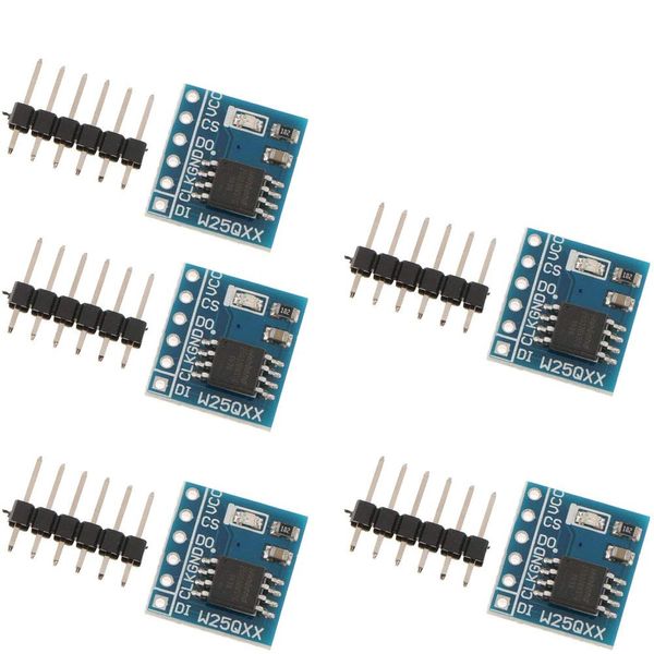 DollaTek W25Q64 64Mbit 8MByte FLASH Storage Module - 5pcs