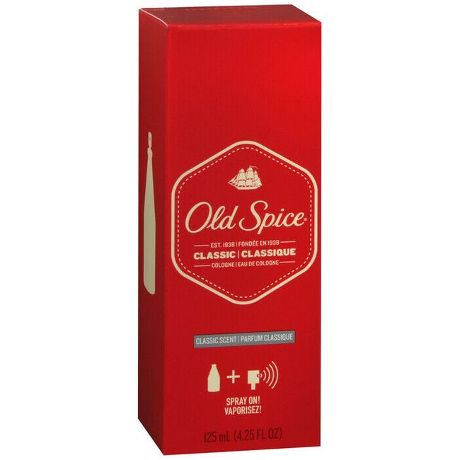 Old Spice Classic Cologne for Men 4.25 oz