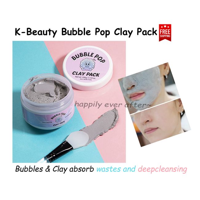 esfolio Bubble Pop Clay Pack - K Beauty Deep Cleansing & Pore Face Mask