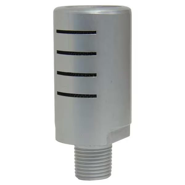 Silencer Muffler, 1/8 In MNPT, 5/8 In Hex 1EJW4-A