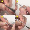 Sterling Silver Charm Stopper for Pandora Bracelets (Silver-4pcs)