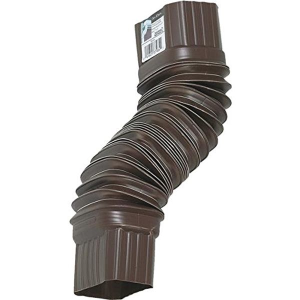 Amerimax Flex Elbow 2 " X 3 " Plastic Brown