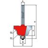 Freud 38-100 1-1/16" Roman Ogee Bit
