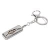 Stainless Steel Keychain Aromatherapy Essential Oil Diffuser Hollow Leaf Pattern Pendant Key (G0304)
