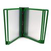 Display Board System A4 Cash Stand Wall Mounted 5 Frames Colours Green