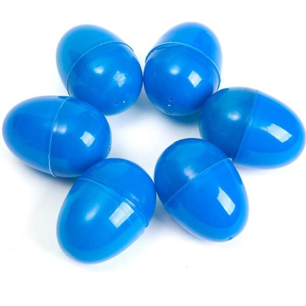 24 EMPTY BLUE PLASTIC EASTER VENDING EGGS 2.25 INCH, BEST PRICE, FASTEST SHIP!!