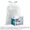 Plasticplace Custom Fit Trash Bags Compatible with simplehuman Code U, 100 Count