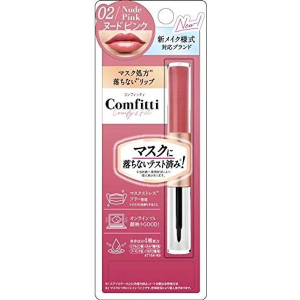 Comfitti 02 Nude Pink Lipstick Lip Mask, 4ml