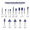 NEW Professional 1/4" Shank Router Bits 15PC Router Bits Tungsten Carbide w/Case