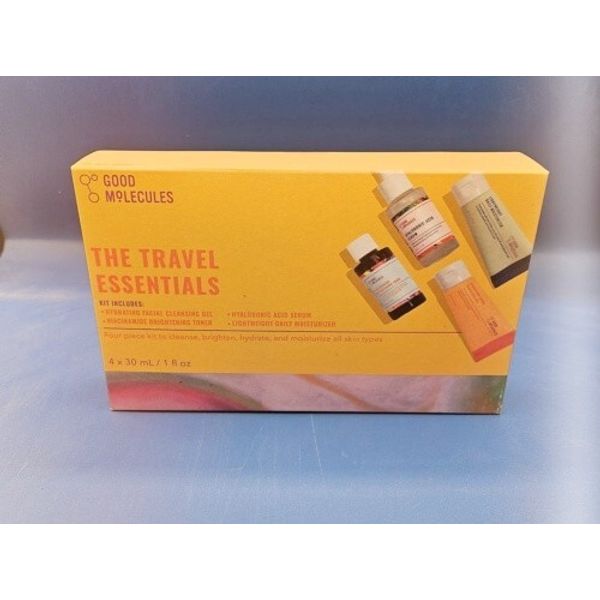Good Molecules The Travel Essentials Cleansing Toner Serum Moisturizer Gift Set