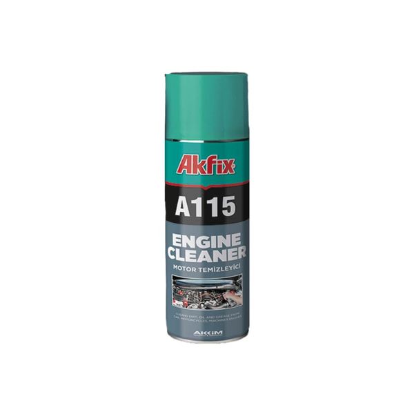 Akfix A115 Engine Cleaner and Degreaser - Quick and Bright Cleaner for Car, Motorcycle, Automotive and Machine Engine - Oil Grease Remover, Degreaser Cleaner Spray | 1 Pack, 12 Oz.