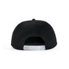 True Heads Moustache Black Snapback Baseball Cap