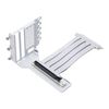 Phanteks Vertical GPU Bracket with 220 mm Flatline PCI-E 4.0 x16 Riser Cable Kit - White II, Enhanced GPU Cooling and Display