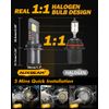 AUXBEAM 9004 HB1 Canbus LED Headlight Conversion Kit Hi/Lo Beam Bulbs Error Free