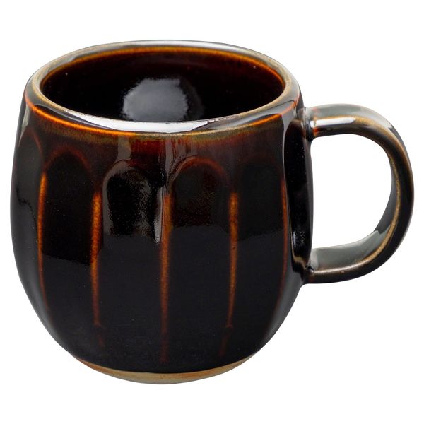 Asayu Japan Keramik Kaffeeaufguss-Set in Schokoladenbraun mit Papierfilterhalterung und Dripper mit 3 Löchern für Kaffee und Tee (Zubehör Keramiktasse)