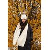 CHILLOUTS Women's Apple Beanie Hat, Grey, Einheitsgröße