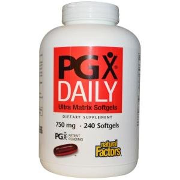 Natural Factors PGX Daily 240 Soft Capsules [Shipping Overseas Direct] [Parallel Import]