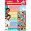 Paper Projects CoComelon Everyday Reward Chart | Includes 56 Sparkly Stickers | Colourful Chart is Wipe-Clean