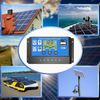Solar Charge Controller, Topcloud 20A Solar Panel Controller 12V/24V PWM Auto Parameter Adjustable LCD Display Solar Panel Battery Regulator with Dual USB Port