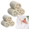 Vktech 3PCS Natural Loofah Bath Body Shower Sponge Scrubber (Small)