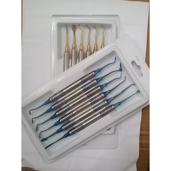 6Pcs Dental Composite Filling Instruments Set – Stainless Steel Tools