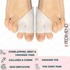 PEDIMEND 1PAIR Big Toe Separator & Bunion Protector Gel Pad - Hallax Valgus Pain
