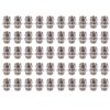 50Pcs Panel Mount LED, LED Lamp Light Emitting Diode Holder, Light Bulb Socket, Lamp Socket Diode Holder Clip Bezel Mount