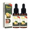 2PCS Ginger Nail Serum Solution, Ginger Cuticle Care Oil for Nails