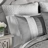 Riverbrook Home Elegant Collection Comforter Set, King, Kacee - Platinum, 12-Piece Set