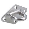 2 Pack 6mm Diamond Eye Plate Tie Down Anchor Ring Stainless Steel A2