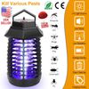 Electric UV Mosquito Killer Lamp Out/Indoor Fly Bug Insect Zapper Trap LED Light
