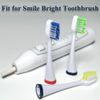 Replacement Heads fit for Smile Bright Store Platinum Sonic Electric Toothbrush, Soft Bristles Replacement Brush Heads (3 Pack)