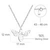 Sofia Milani - Women's Necklace 925 Silver - Bee Pendant - N0552