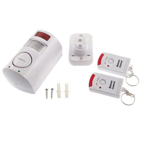 Sterling EA501 PIR Motion Sensor Alarm with 2 Remotes - White